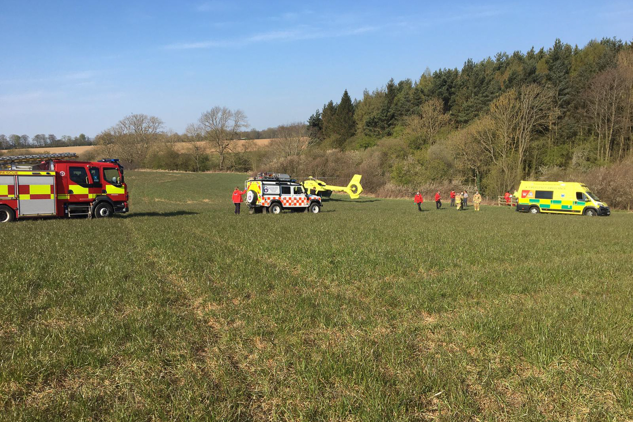 Rescue operation after man falls from bridge - Hambleton Today