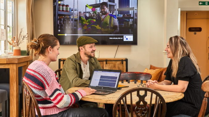 The new AV facilities at the Exelby Green Dragon will attract groups and home workers (002)