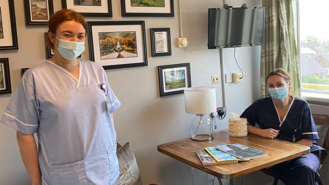 Romanby Wards Kelsey Thompson and Becky Stones and in the refurbished r.._ (002)