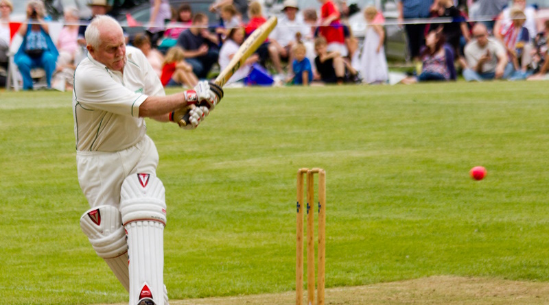 Image accompanying hambletontoday.co.uk coverage of the annual Emmerdale charity cricket match.